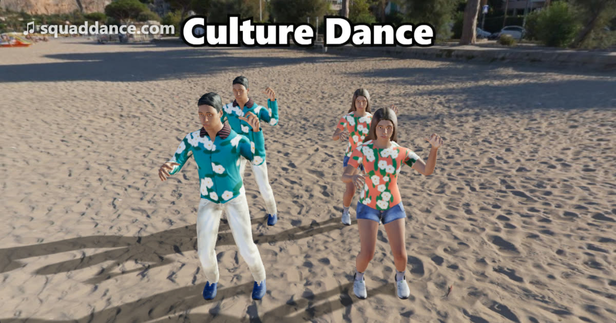 Culture Dance dance by a 3D squad
